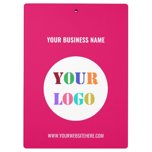 Aangepast bedrijf Logo Tekst uw zakelijke klembord (Achterkant)