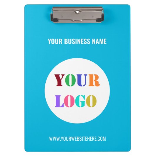 Aangepast bedrijf Logo Tekst uw zakelijke klembord (Voorkant)