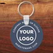 Aangepast bedrijf Logo Tekst voor bedrijf Verzamel Sleutelhanger (Voorkant)