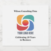 Aangepast Bedrijf Logo Toevoegen Bedrijfsmarketing Bier Etiket (Enkel label)