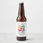 Aangepast Bedrijf Logo Toevoegen Bedrijfsmarketing Bier Etiket (Voorkant)