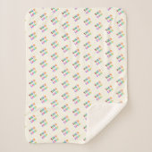 Aangepast bedrijf Logo Uw bedrijf Sherpa Blanket Deken (Voorkant)