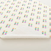 Aangepast bedrijf Logo Uw bedrijf Sherpa Blanket Sherpa Deken (3/4)