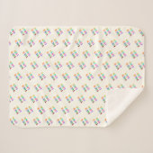 Aangepast bedrijf Logo Uw bedrijf Sherpa Blanket Sherpa Deken (Voorkant (horizontaal))