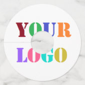 Aangepast bedrijf Logo Uw bedrijf Wijnglas Label (Voorkant)