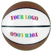 Aangepast bedrijf Logo Uw Business Basketbal Gift (Voorkant)