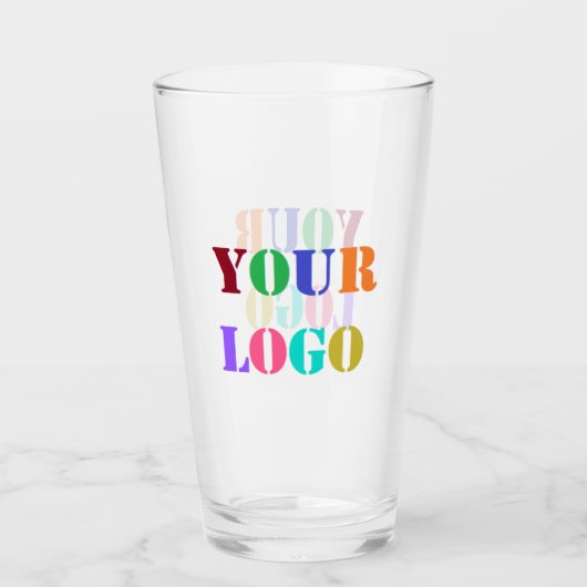 Aangepast bedrijf Logo Uw Business Glass Gift Glas (Voorkant)