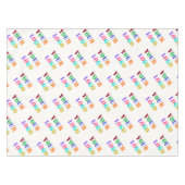 Aangepast bedrijf Logo Uw Business Tafelkleed (Voorkant (Horizontaal))