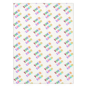 Aangepast bedrijf Logo Uw Business Tafelkleed (Voorkant)