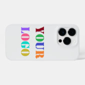 Aangepast bedrijf Logo Uw zakelijke iPhone Case iPhone Hoesje (Achterkant horizontaal)