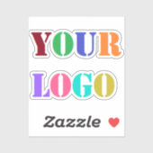 Aangepast bedrijf Logo Uw zakelijke Sticker (Vel)