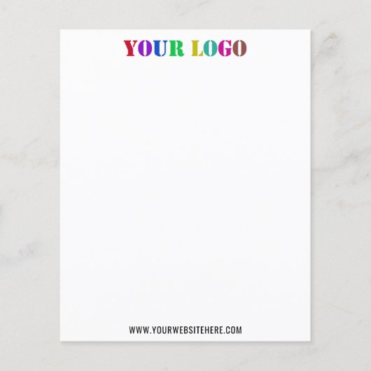 Aangepast bedrijf Logo Website Zakelijk Papier She (Voorkant)