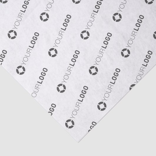 Aangepast bedrijf logo, wit merk tissuepapier (Detail)