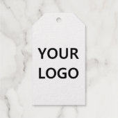 Aangepast Bedrijf Logo Zakelijke Folie Gift Labels (Achterkant)