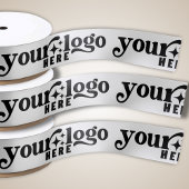 Aangepast bedrijf met Logo Gift Wrapping Satijnen Lint