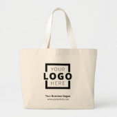 Aangepast bedrijf met Logo promotiemateriaal Grote Tote Bag (Voorkant)
