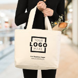 Aangepast bedrijf met Logo promotiemateriaal Grote Tote Bag<br><div class="desc">Pas deze trendy canvas tas eenvoudig aan met uw eigen zakelijke logo- en promotiegegevens. De van de douane merkbare canvas tassen zijn groot als collectieve giften voor werknemers,  klanten,  en cliënten. Zij kunnen ook worden gebruikt om uw bedrijfsmerk op tentoonstellingen,  conferenties of als handels show te promoten. Geen minimumbestelling.</div>