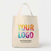 Aangepast bedrijf met Logo promotiemateriaal Tote Bag (Voorkant)