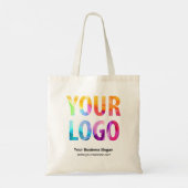 Aangepast bedrijf met Logo promotiemateriaal Tote Bag (Achterkant)