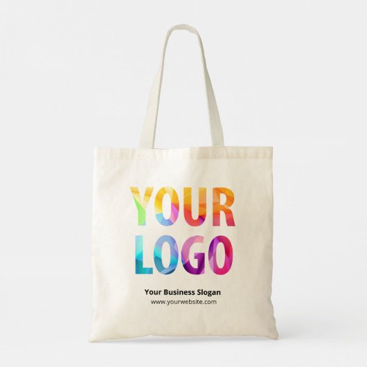 Aangepast bedrijf met Logo promotiemateriaal Tote Bag (Achterkant)