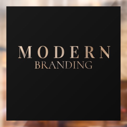 aangepast bedrijf modern adverteren voetstuk raamsticker (Vel 2)