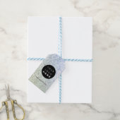 Aangepast bedrijf - Productbeschrijving Glitter Cadeaulabel (Met Touw)