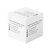 Aangepast bedrijf Promotie Uw Business Cube Kubus (Achter hoekig)