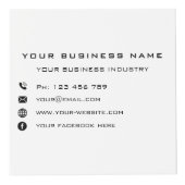 Aangepast bedrijf Promotie Uw Business Cube Kubus (Voorkant)