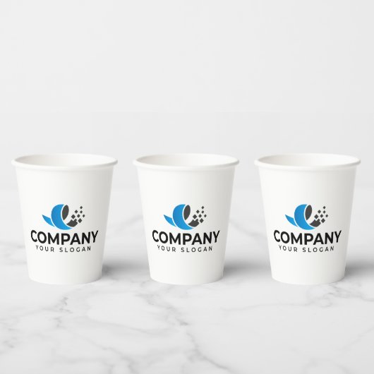 Aangepast bedrijf promotioneel papieren bekers (Multi)