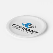 Aangepast bedrijf promotioneel papieren bordje (Gekanteld)