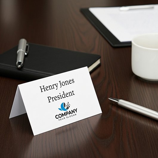 Aangepast bedrijf promotioneel plaatskaartje