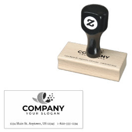Aangepast bedrijf promotioneel rubberstempel