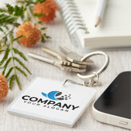 Aangepast bedrijf promotioneel sleutelhanger