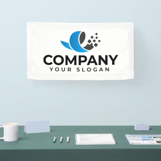 Aangepast bedrijf promotioneel spandoek (Beurs)