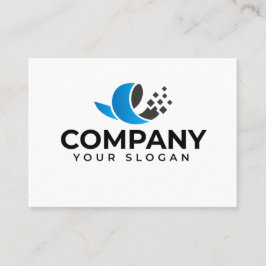 Aangepast bedrijf promotioneel visitekaartje
