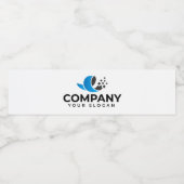 Aangepast bedrijf promotioneel waterfles etiket (Enkel label)