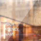 Aangepast bedrijf raamsticker (Vel 2)