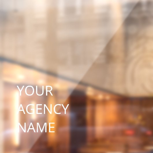 Aangepast bedrijf raamsticker (Vel 2)