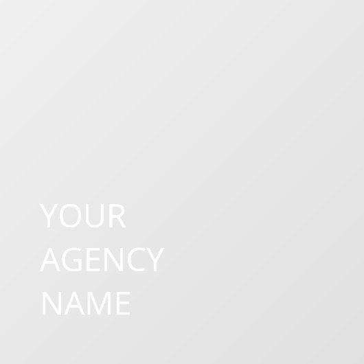 Aangepast bedrijf raamsticker (Vel)