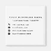 Aangepast bedrijf - Speciaal aangepast magneet (Voorkant)