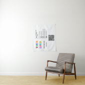 Aangepast Bedrijf Uw Bedrijf Promotionele Tapestry Wandkleed (In situ)