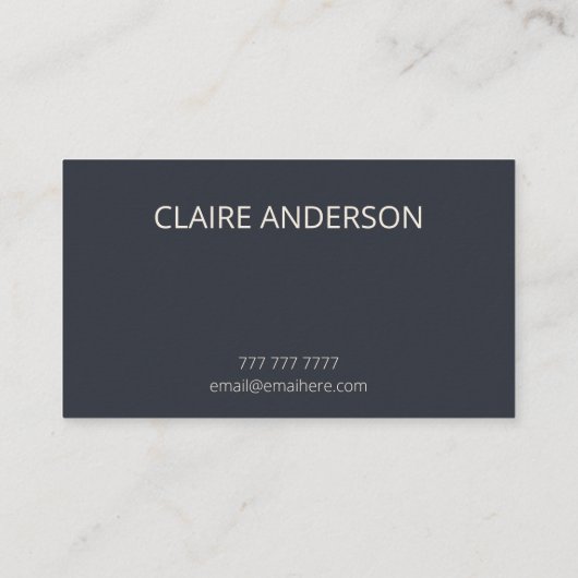 Aangepast bedrijf visitekaartje (Achterkant)