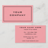 Aangepast bedrijf Visitekaartje professioneel ontw (Voorkant / Achterkant)