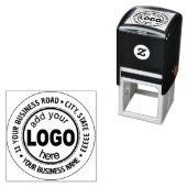 Aangepast bedrijf voeg je Logo Star toe Zelfinktende Stempel (In situ)