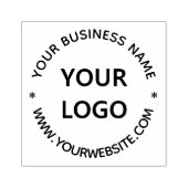 Aangepast bedrijf voor bedrijfsnaam Logo op maat Rubberstempel (Afrduk)