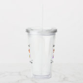 Aangepast bedrijf voor Logo en tekstpromotie Acryl Drinkbeker (Rechts)