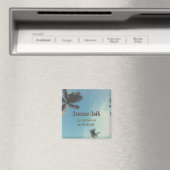 Aangepast bedrijf voor retro-palmbomen magneet (Insitu (Vaatwasser))