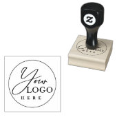 Aangepast bedrijf voor uw Logo hier Rubberstempel (Gestempeld)