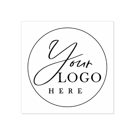 Aangepast bedrijf voor uw Logo hier Rubberstempel (Afrduk)