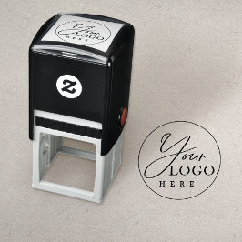 Aangepast bedrijf voor uw Logo hier Zelfinktende Stempel